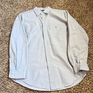 Ralph Lauren Light Blue Oxford Button-Up Shirt - Men's